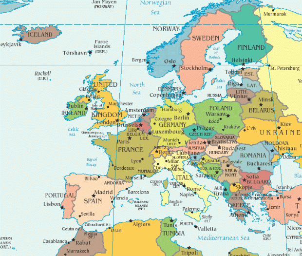 Europe-map