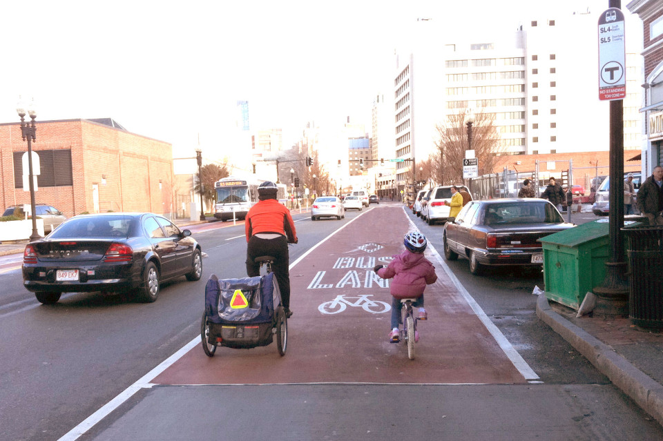 The Bus Train Bike Lane: A Bus-Bike Lane for the Smartphone Era ...